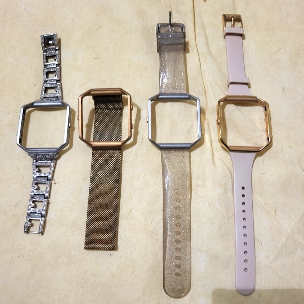 Fitbit blaze watch bands. Set of 4. Blingy and classy